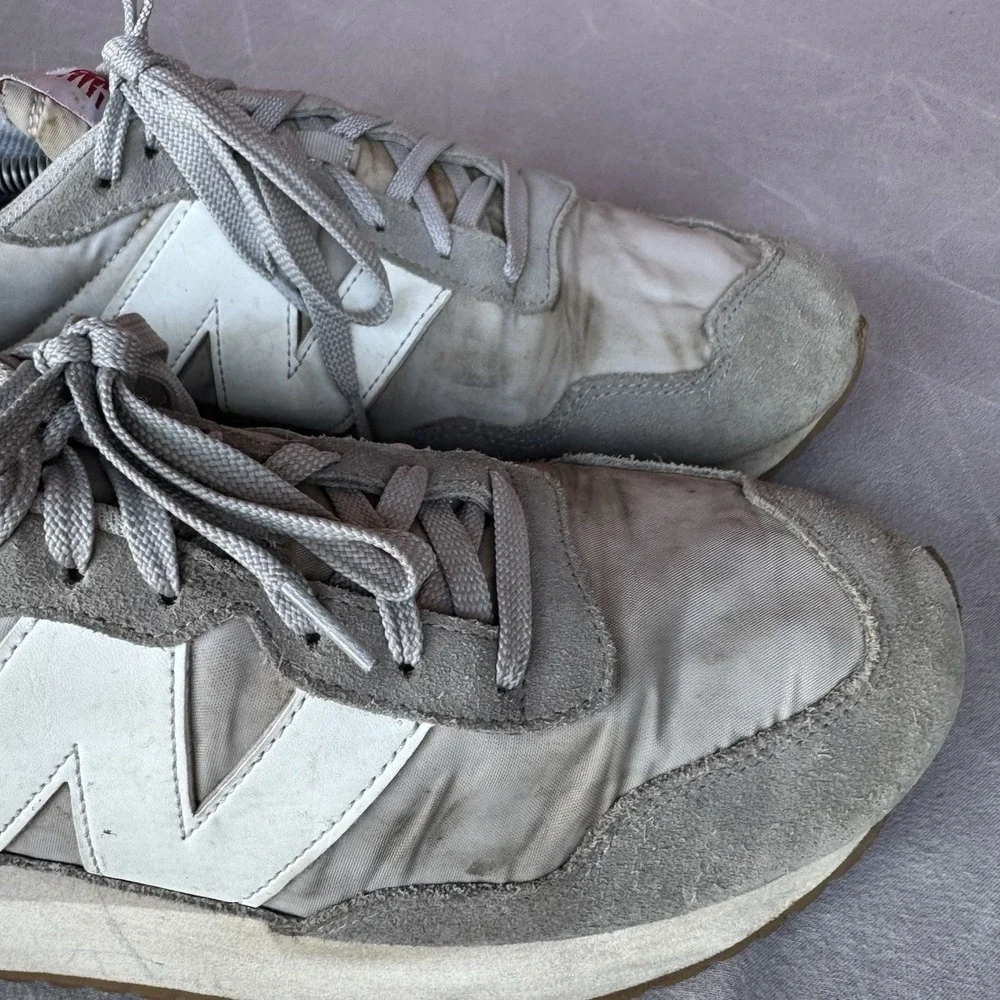Size 12 - New Balance Shoes Men 237 V1 Marblehead MS237GE Grey/White‎